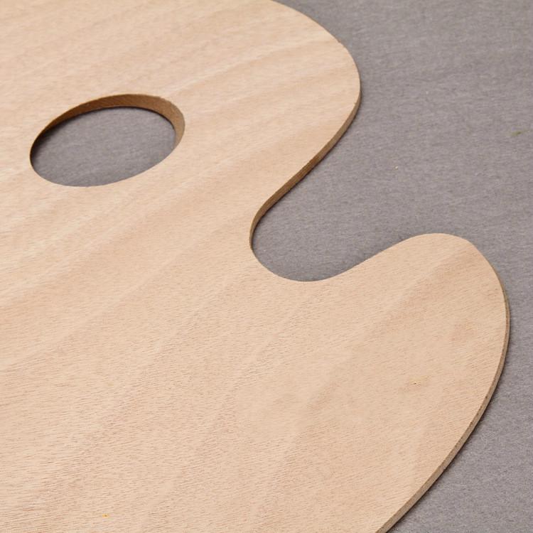 Oval Wood Palette 30*40 Wood Color Oil Painting Palette Wooden Palette Palette