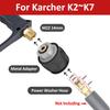 Pressure Washer Water Gun Kit for Car Cleaning Hose Connector For Karcher Nilfisk Parkside Bosch Quick Connector Nozzles