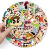 50 Crayon Shin-chan Dress-Up Stickers: Cute Japanese Anime Decorations for Water Cups, Phone Cases, and Tablets