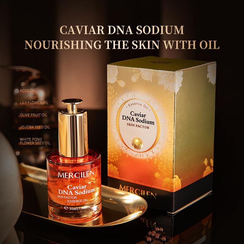 MERCILEN Caviar DNA Sodium Muscle Эссенция против морщин 30 мл Увлажняющая укрепляющая эссенция против морщин Масло для ухода за кожей