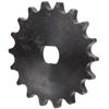 420 Sprocket 18 Tooth Carbon Steel Chain Wheel Replacement Accessory 0.7x0.5in Inner Diameter