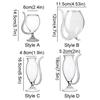 Transparent Creative Goblet Juices Champagne Cup Party Supplies Wine Glasses  Home