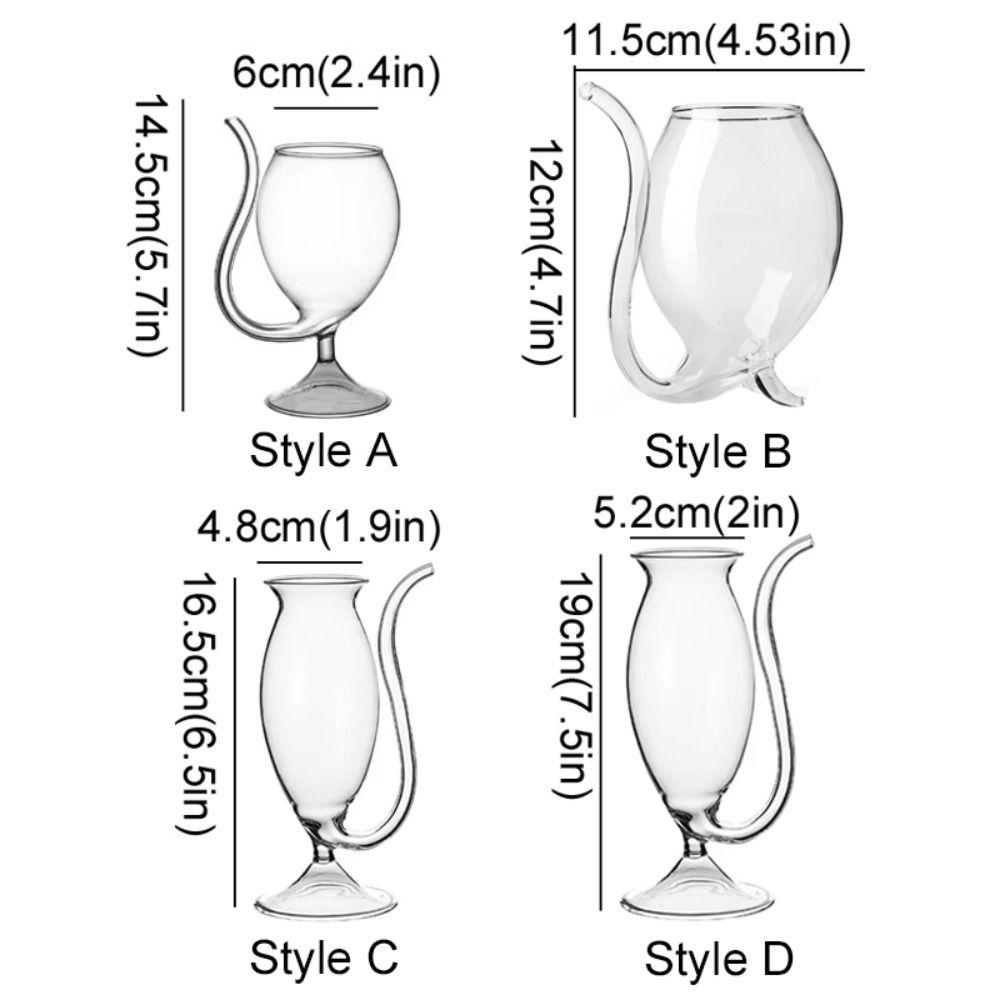 Transparent Creative Goblet Juices Champagne Cup Party Supplies Wine Glasses  Home
