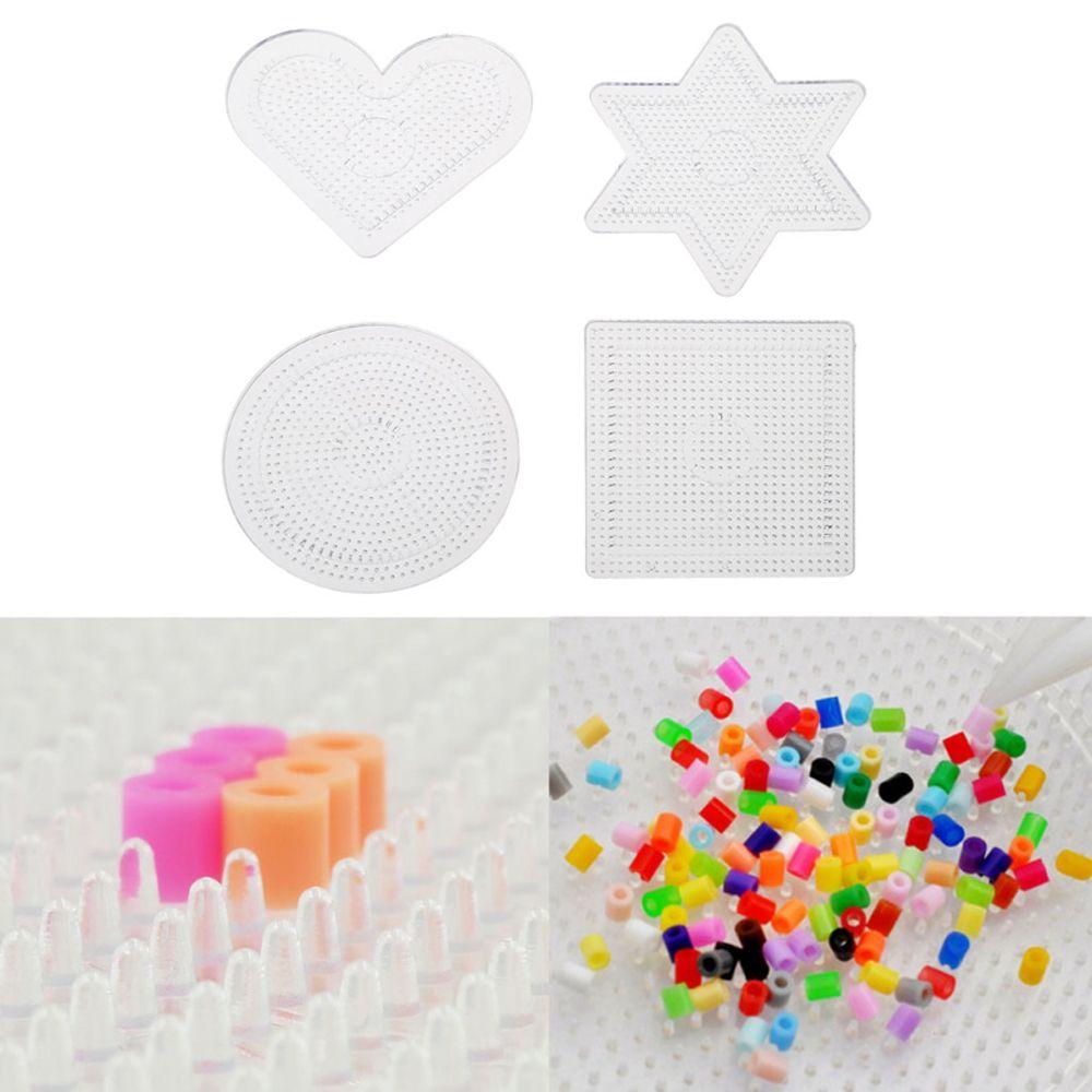 Puzzle Transparent Educational Toys Beads Tool Pegboard Diy Toy Puzzle Template Beads Template