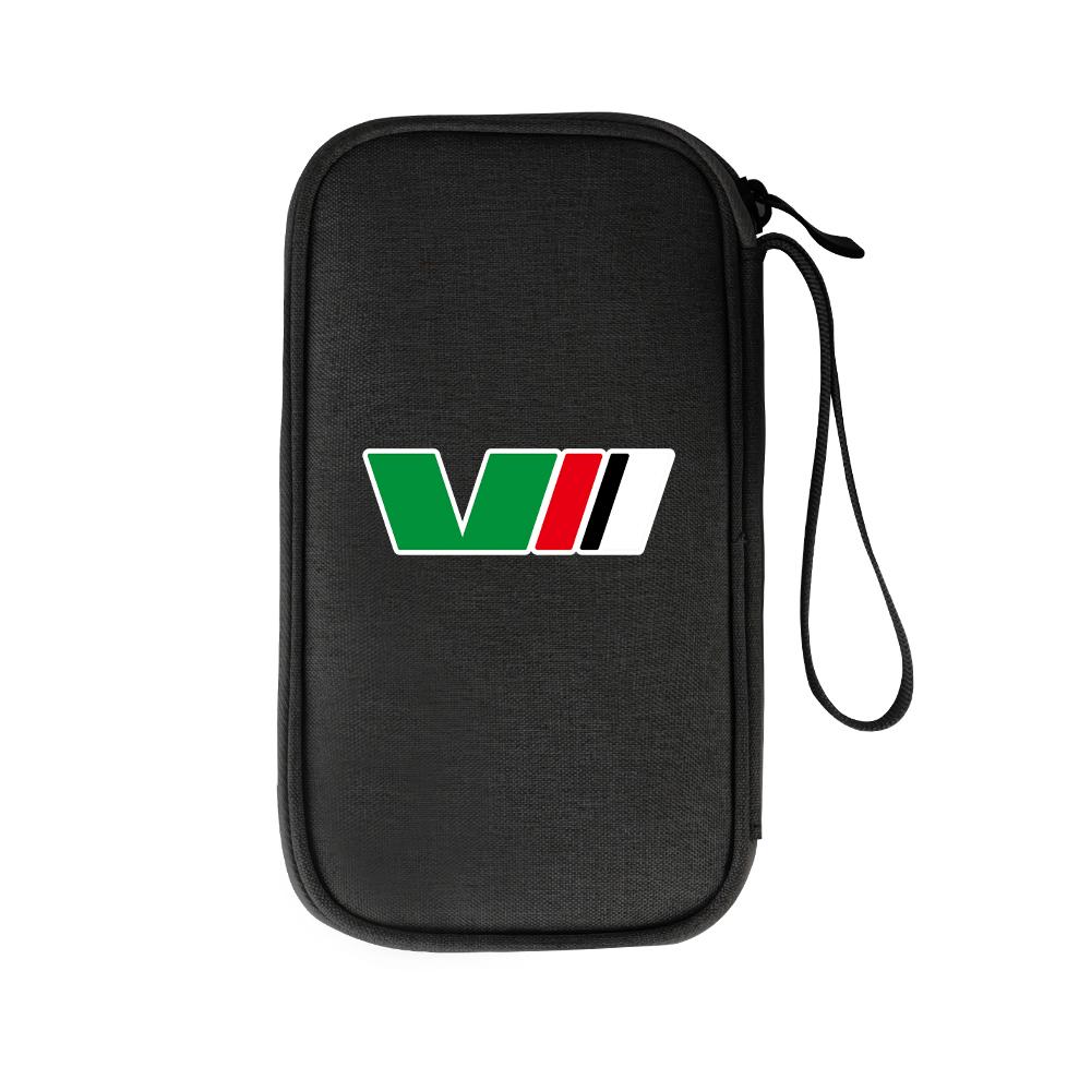 BATB7 Car Travel Organizer Portable Key Case Earphone Storage Bags For Skoda S Octavia A5 3 VII VRS Vision Kodiaq Favorit Rapid Fabia