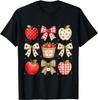 Coquette Apple Picking Crew Cute Bow Apple Picking Season T-Shirt Unisex T-Shirt