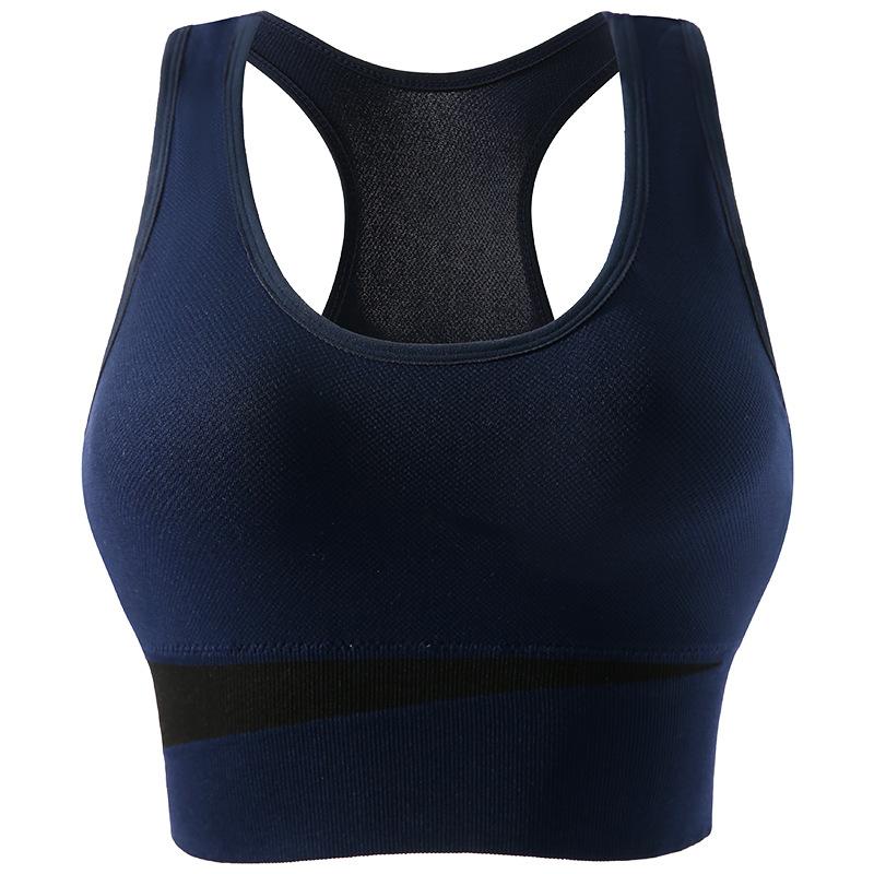 Ladies Fitness Sports Bra Shockproof Push Up Yoga Vest Daily Casual Underwear High Elasticity Tank Top Lingerie