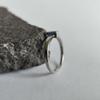 Серебряное кольцо с натуральным сапфиром 0.338ct, вес изделия 1,5 гр (2214052)