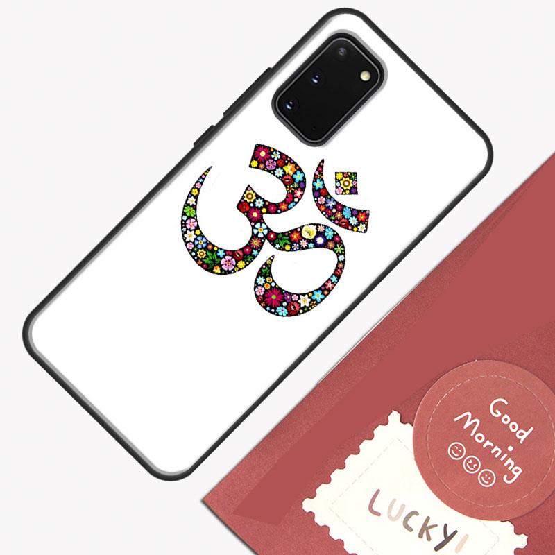 Yoga Om Hindu Symbol Phone Case For Samsung Galaxy S26 S25 S24 S20 S21 S22 S23 Ultra S10 Plus S25 FE Cover Shell