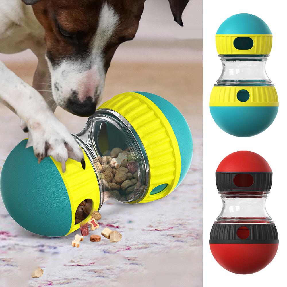 Улучшение интеллекта Игрушка для собак для маленьких, средних и больших собак, кошек Интерактивная медленная кормушка для щенков, мячик для игрушек, шнауцер, золотистый ретривер, кормушка для животных
