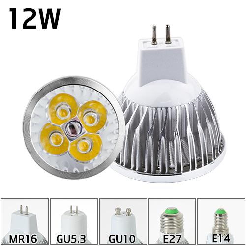 10 шт. Светодиодная лампа-прожектор MR16 GU10 E27 E14 Точечная лампа 2835 SMD Лампа GU5.3 220В 110В 12В COB лампа 3Вт 9Вт 12Вт 15Вт Для домашнего декора
