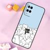 Милый Мультяшный Чехол-Кошка Для Oppo A17 A57 A16 A76 A96 A60 A40 A80 A18 A38 A58 A78 A98 A15 A54 A74 A94 A6 A5 Pro