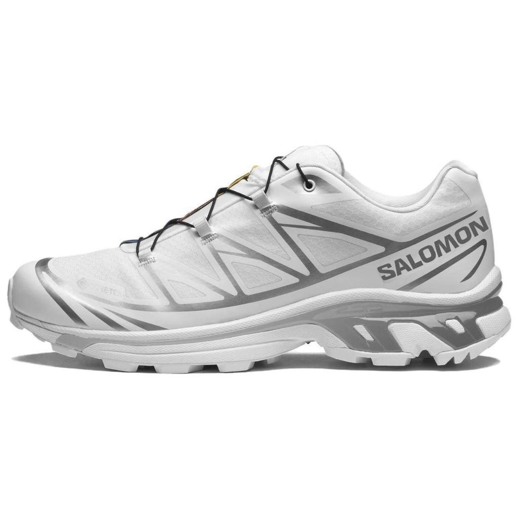 SALOMON Xt-6 Gtx Comfortable Lightweight Breathable Shock Absorbing Waterproof Low-Top Running Shoes Unisex Running Shoes White 475811