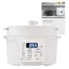 Iris Ohyama Electric Pressure For 3 To 4 Low Temperature Tabletop Reservation Recipe Book White Cooker, 3L, People, Cooking, Pot, Function, Included,