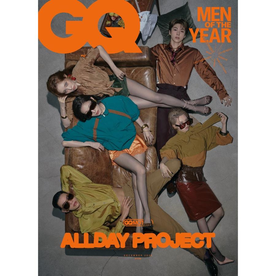 GQ Korea 2025 December BIrunello Cucinellli, All Day Project, Mark, Lee Jae-wook, Chu Young-woo, Park Gyu-young