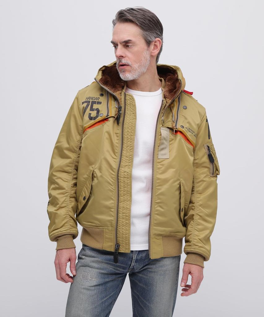 Avirex MA-1 REMODEL MARK2 Men's Flight Jacket Outerwear WEB&DEPOT Exclusive 6182195 783-4952053 XL 053 KHAKI