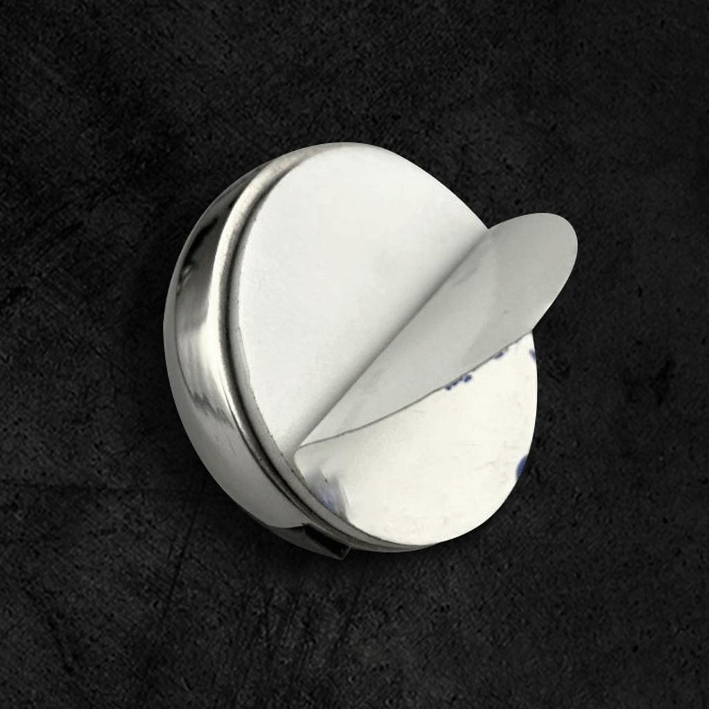 Dome Door Stop 304 Stainless Steel Sound Dampening Floor Door Bumper Punching Free Collision Proof