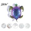 Turtle Shell Silicone Mold Large Sea Resin Mold, 3D for Epoxy Casting, Detailed Marine Sun Pattern Animal Molds Wall Hanging Decoration, Coastal Ocean