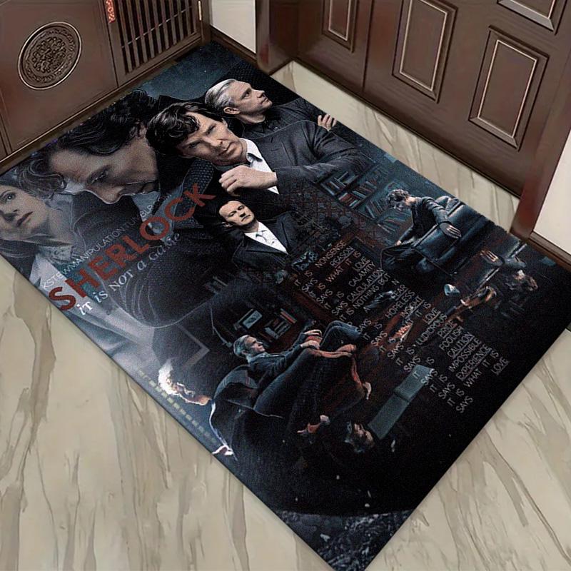Sherlock Carpet Rug for Living Room Bedroom Home Sofa Decoration,Kids play Non-slip Floor Mat
