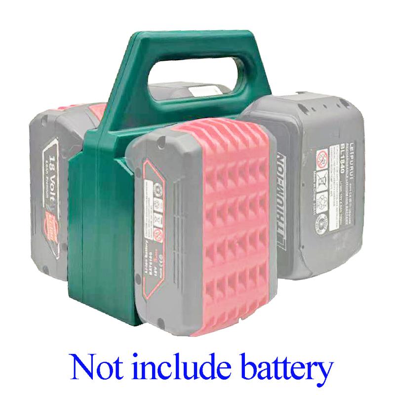 4 Battery Case Mount Holder For Bosch For Makita 18V Lithium Ion Batteries Portable Storage Rack Basket Bracket BL1830 BL1430