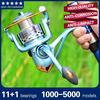 High Quality And Durable Spinning Fishing Reels 12 BB Metal Fishing Wheel Models(1000-5000)