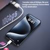 Адаптер Type-C Male to USB A Female 120 Вт USB 3.2 Gen2 адаптер Двусторонний 10 Гбит/с передача данных Прозрачный корпус адаптер
