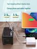 Многопортовое USB-быстрое зарядное устройство: Умная настольная зарядная станция для нескольких устройств