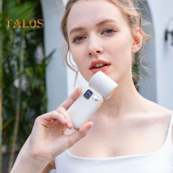 Мини портативный ручной вентилятор 100 скоростей компактный дизайн перезаряжаемый цифровой дисплей высокоскоростной вентилятор персональный охладитель воздуха