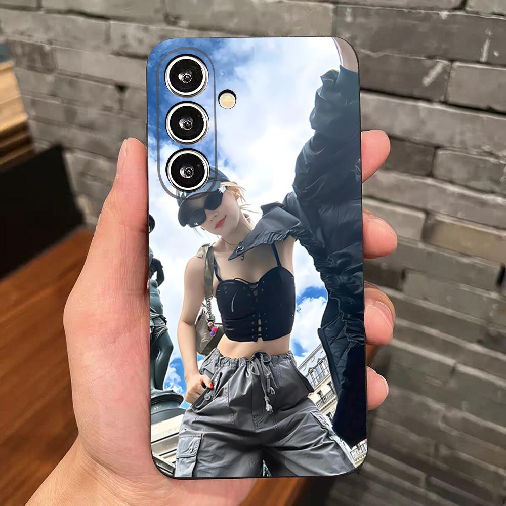 Чехол для телефона Singer S-Song Y-Yuqi для Samsung S26 S25 Edge S24 S23 S22 S21 S20 Ultra Plus Fe Galaxy Силиконовый чехол