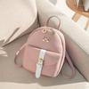Women'S Mini Backpack Pu Leather Kawaii Backpack Cute Graceful Bagpack Small School Bags For Girls Bow-Knot Leaf Hollow