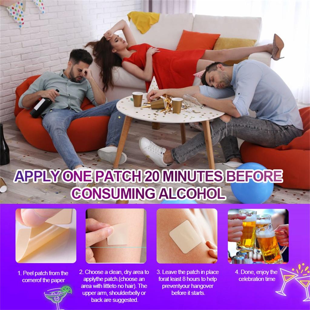 Патч для вечеринки - наклейки, приятные для кожи 60 шт. Легко восстанавливающиеся пластыри для клуба