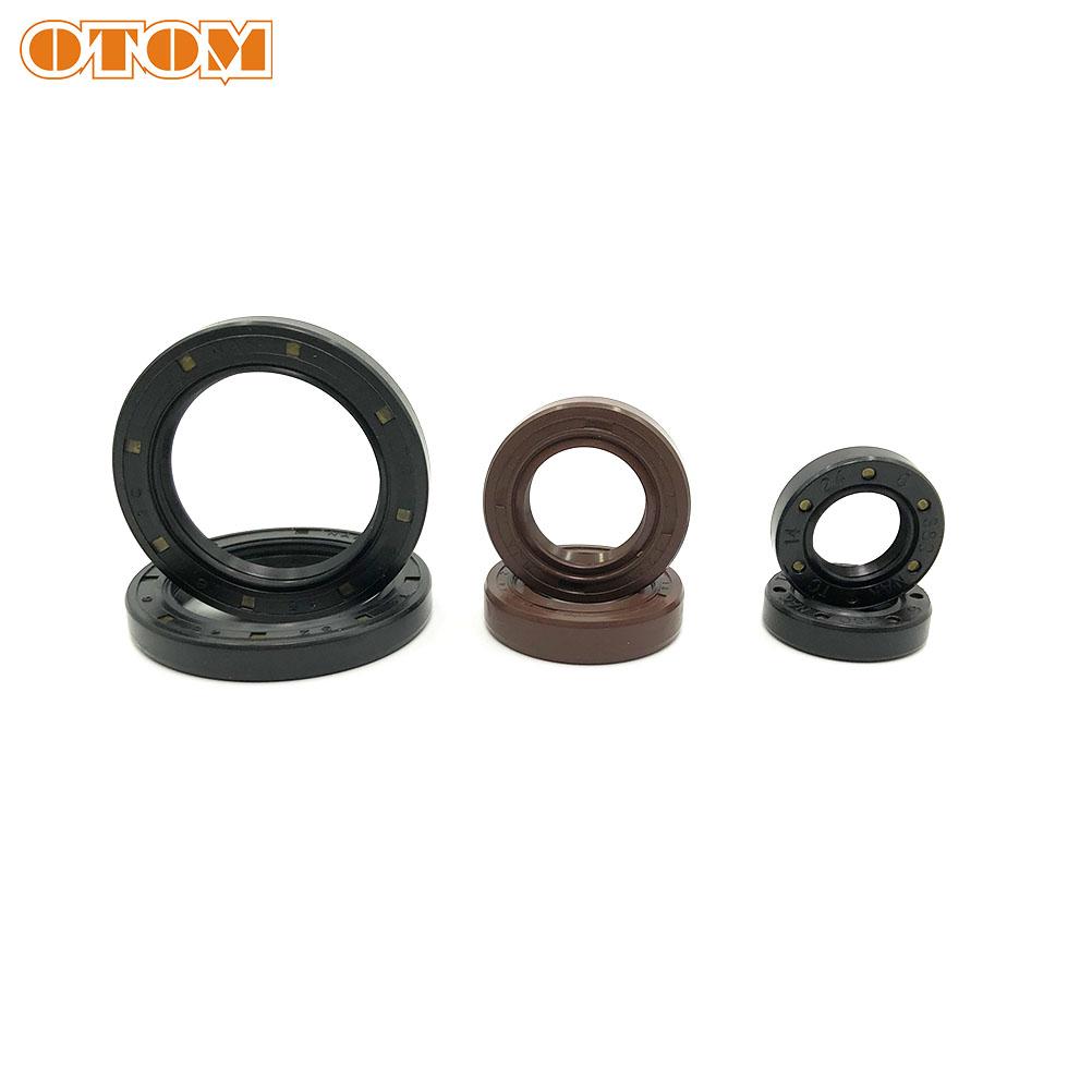 OTOM 32*45*6/14*24*6/18*30*7 Сальник двигателя NBR с двойной кромкой и пружиной TC Каркасный сальник для вала Для KTM 250 400 450 520 525