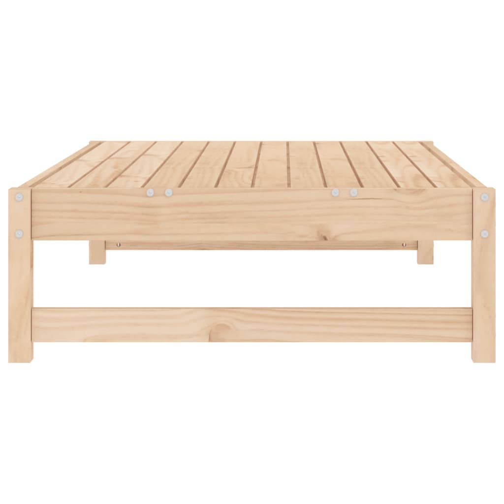 Garden Bench 120 x 80 cm Solid Pine Wood