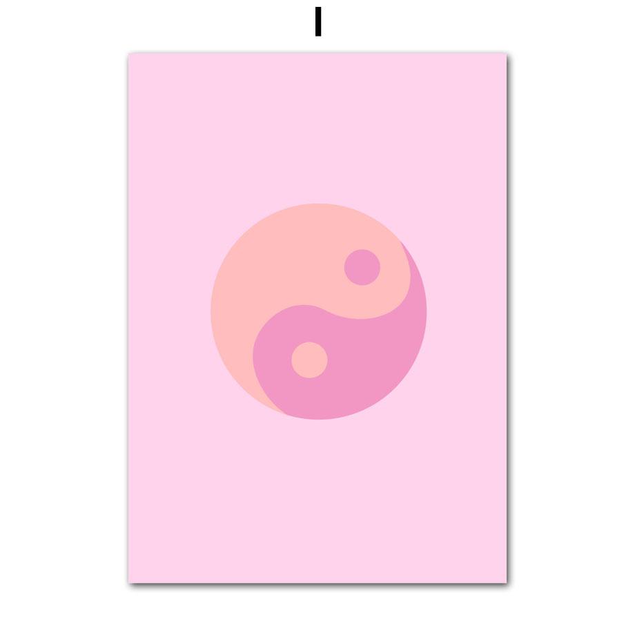 Groovy Leaf Matisse пастельные розовые постеры и принты, настенное искусство, ретро, ​​забавная картина на холсте, эстетический декор для комнаты колледжа