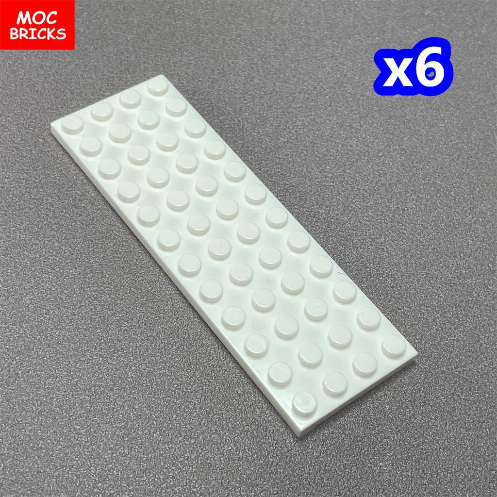 Non-Toxic Moc Bricks Window Fence Arch White Winter Snow Horse Figure City Architectural Church Accessories Children Christmas Toys