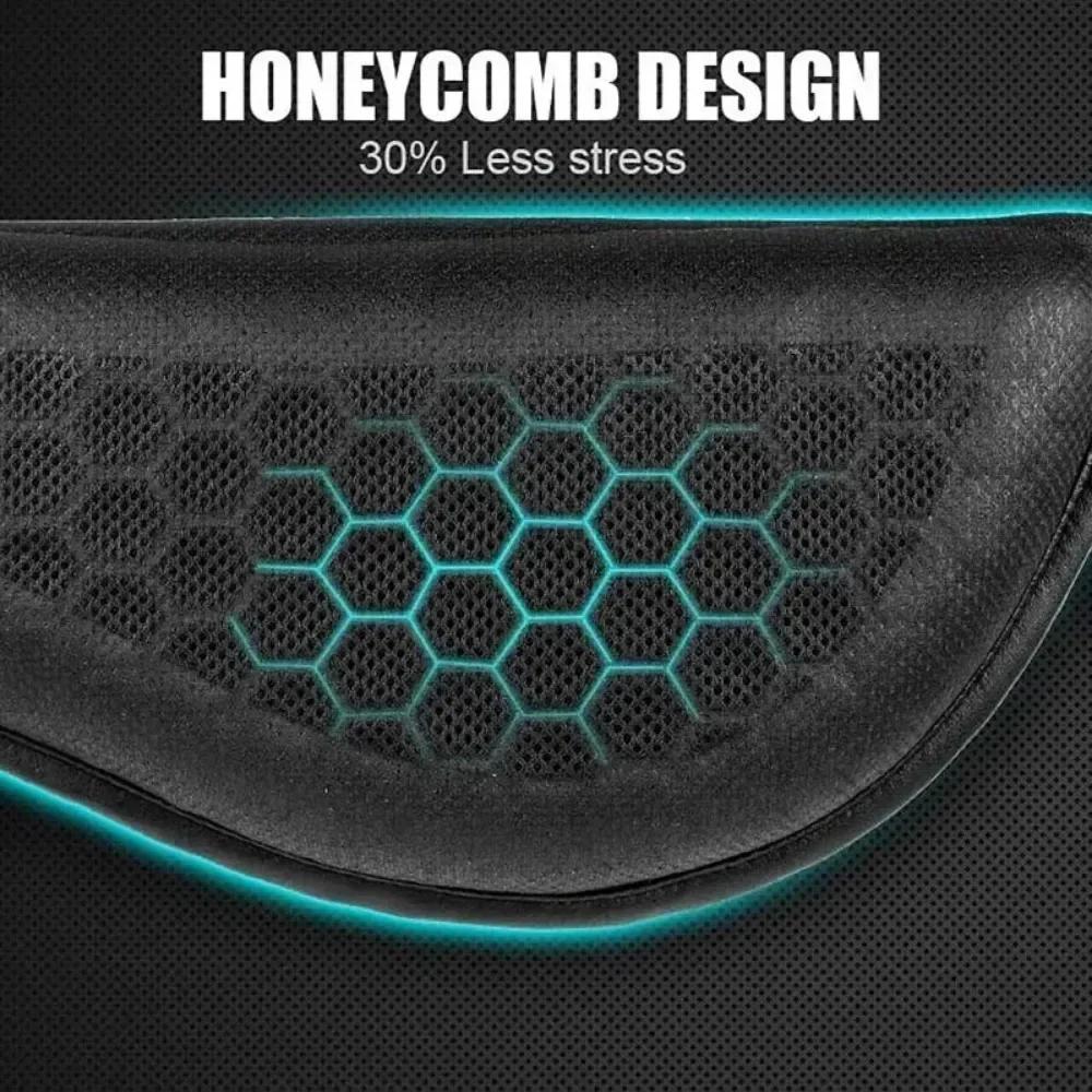 Подушка для сиденья мотоцикла 3D Honeycomb Противоскользящая гелевая подушка для сиденья мотоцикла Moto Pressure Relief Ride Seat Pad Аксессуары для мотоциклов