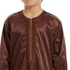 Muslim Saudi Arab Kids Boys Kaftan Robe Dishdasha Abaya Thobe Jubba Thoub Dress