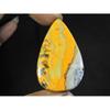 28X47X05MM Natural Bumble Bee Jasper Pear Cabochon Loose Gemstone 59Cts. D-81