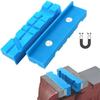 Blue Rubber Vise Jaw Pads Magnetic Vise Protective Jaws Vise Protection Strip  Arts And Crafts