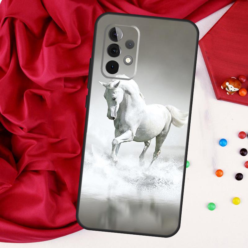 Скачущая лошадь для Samsung Galaxy A52 A32 A22 A54 A14 A16 A26 A36 A56 A55 A35 A05 A06 A15 A53 A33 A13 Чехол