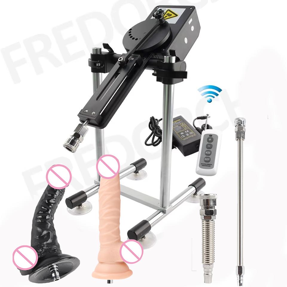 Автоматическая секс-машина Толкающая машина с дилдосами Пульт/APP Управление для пары 70 Вт Мощная машина любви Специальная функция