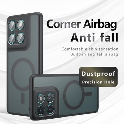 Для Magsafe Магнитный Беспроводной Зарядный Чехол Для Motorola Edge 60 Fusion 5G Противоударная Матовая Задняя Крышка Coque