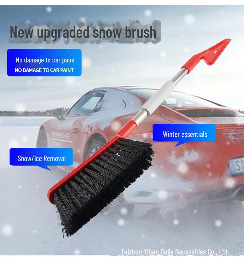 Лопата для уборки снега с насадкой «два в одном» — зимний очиститель, который не повредит краску автомобиля.