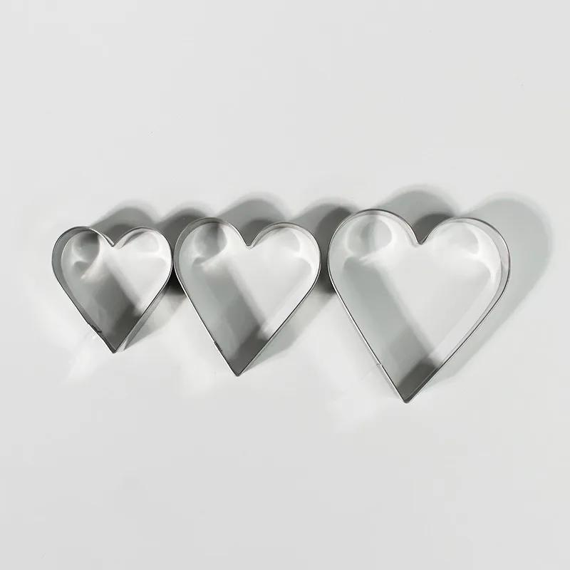 3/12pcs Cookie Cutters Stainless Steel Flowers Heart Circle Stars Baking Mould DIY Baking Molds Biscuit Cutter Fruit Egg Mould