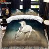 Пододеяльник с принтом лошадей, комплект постельного белья Twin Full Queen King, покрывало, мягкое легкое одеяло, домашний текстиль с изображением животных