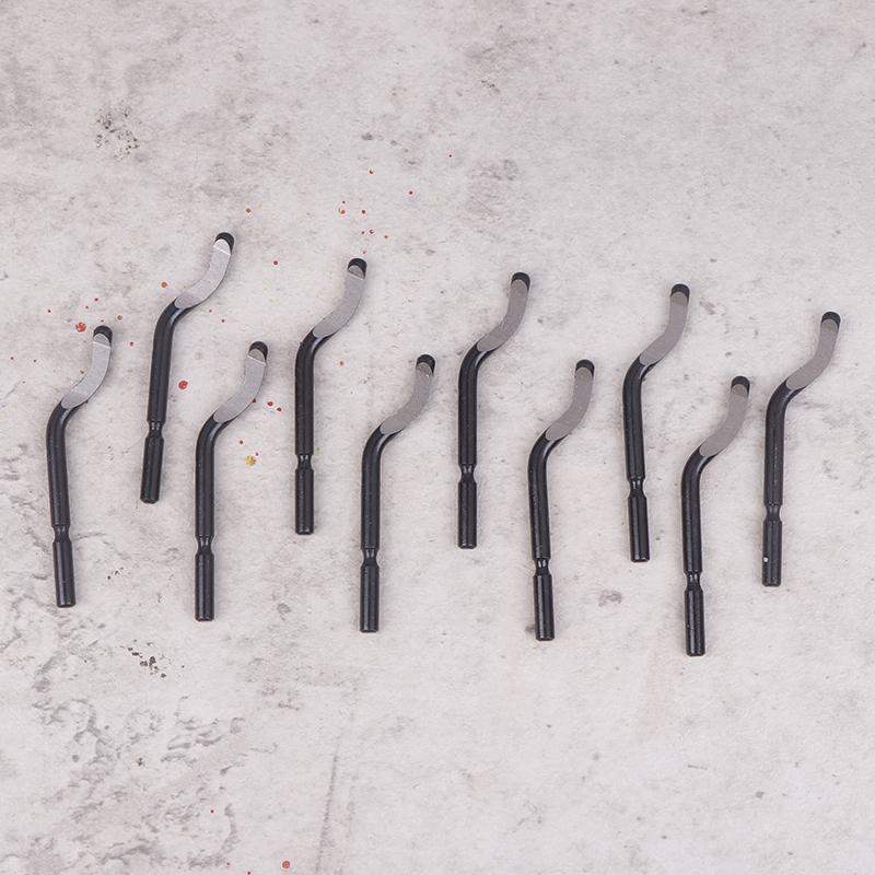 10 шт. Снятие заусенцев с края медной трубы Нож для обрезки Скребок Лезвие BS1010 Скребок для обрезки Инструменты для снятия заусенцев