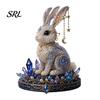 DIY Home Decor Craft Mythical Animal Bead Kit for Beginners, 3D Beaded Making with Crystal Pendant Beads Instructions, Unique Designs Glass