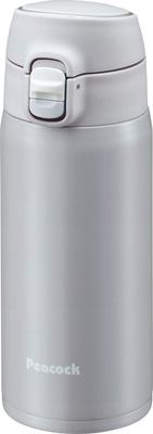 Термос Peacock Industry Peacock Бутылка для воды с замком One Touch Кружка 400 мл Fresh Grey H (Павлин) АКМ-40