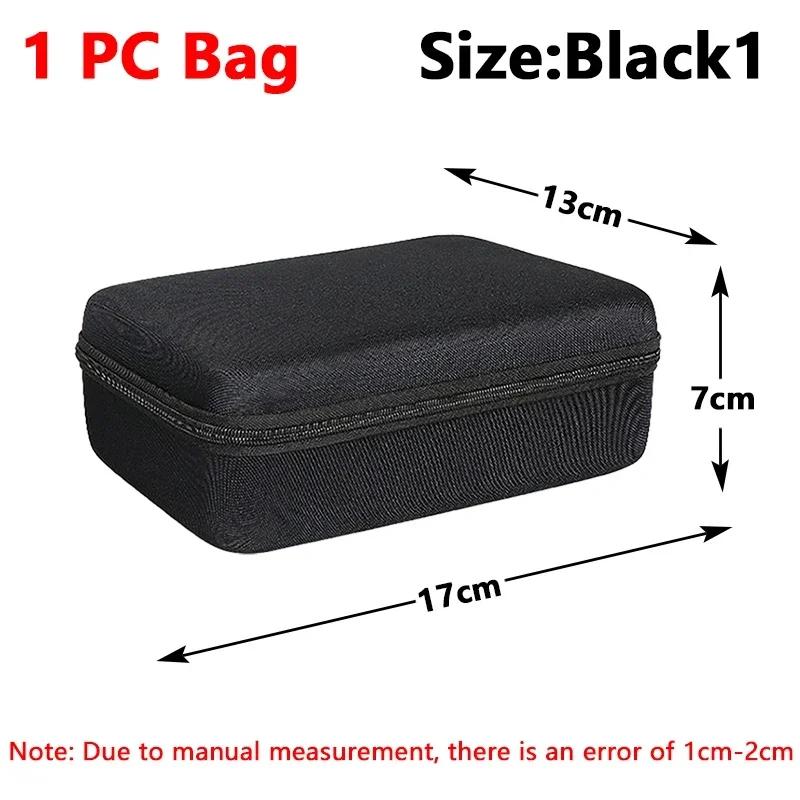 1Pc EVA Storage Box Travel Zipper Small Bag Portable Protective Storage Case Outdoor Tools Bag 6kinds Size Organizer Accessories