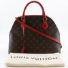 LOUIS VUITTON Almine toe bag Handbag M41779 2WAYShoulder Rouge Brown / red Monogram canvas Women Used